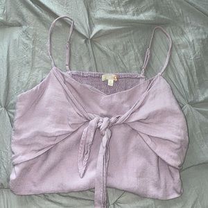 Purple crop top!